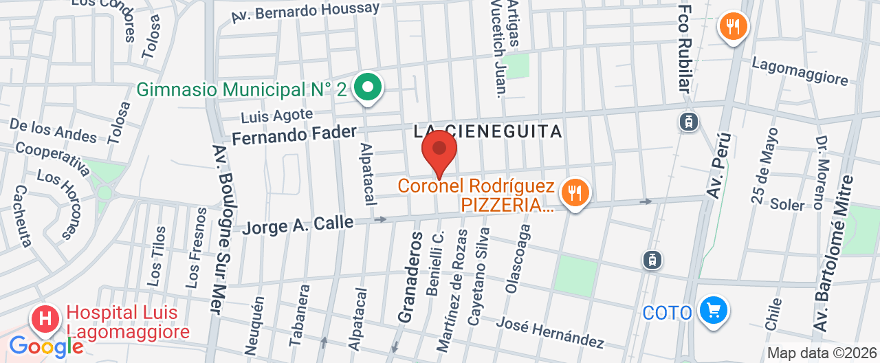 Mapa de la ubicación