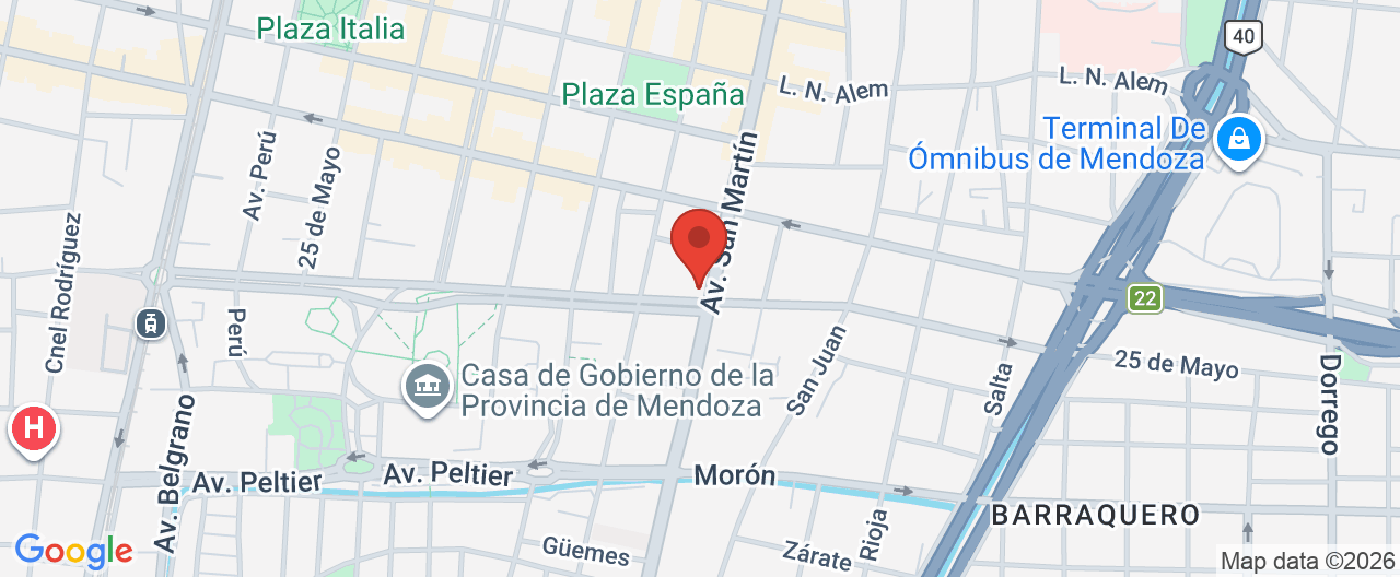 Mapa de la ubicación