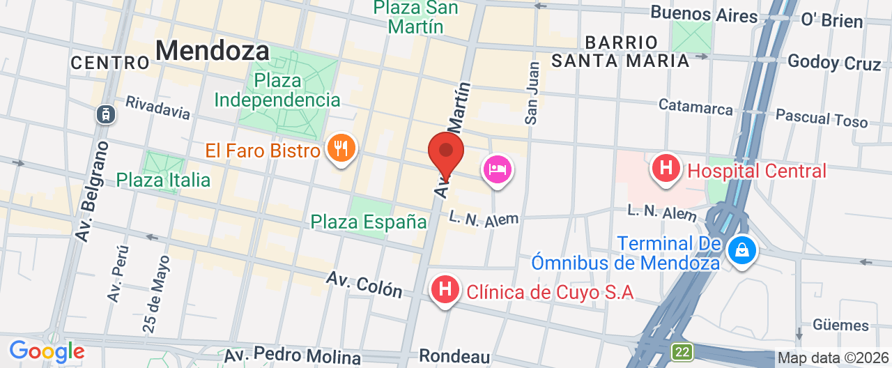 Mapa de la ubicación