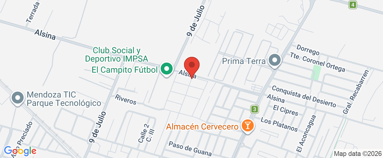 Mapa de la ubicación