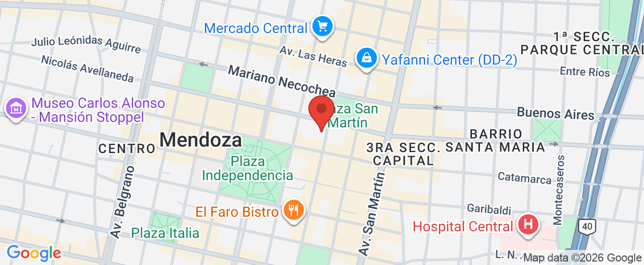 Mapa de la ubicación