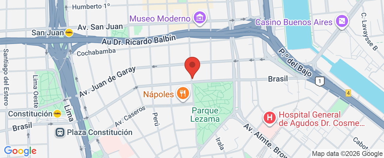Mapa de la ubicación