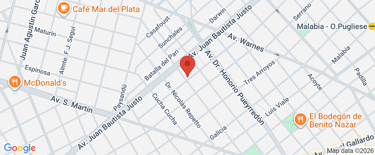 Mapa de la ubicación