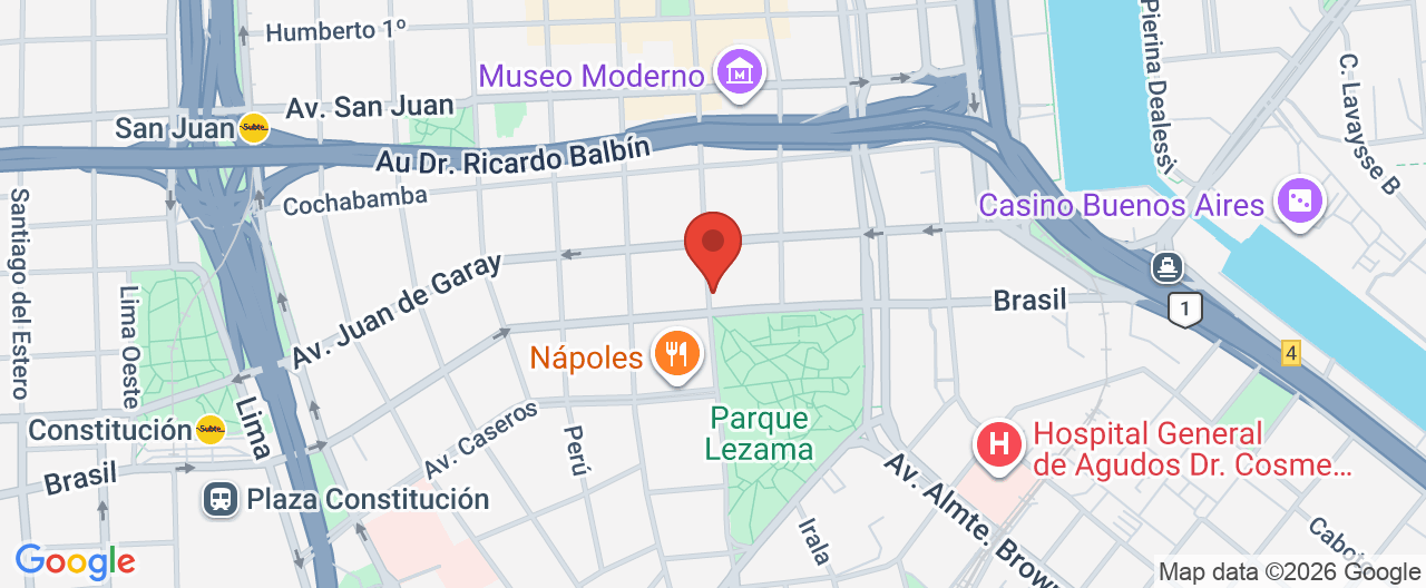 Mapa de la ubicación