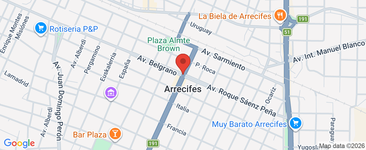 Mapa de la ubicación