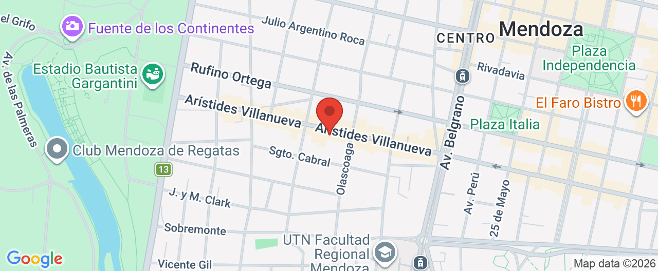 Mapa de la ubicación
