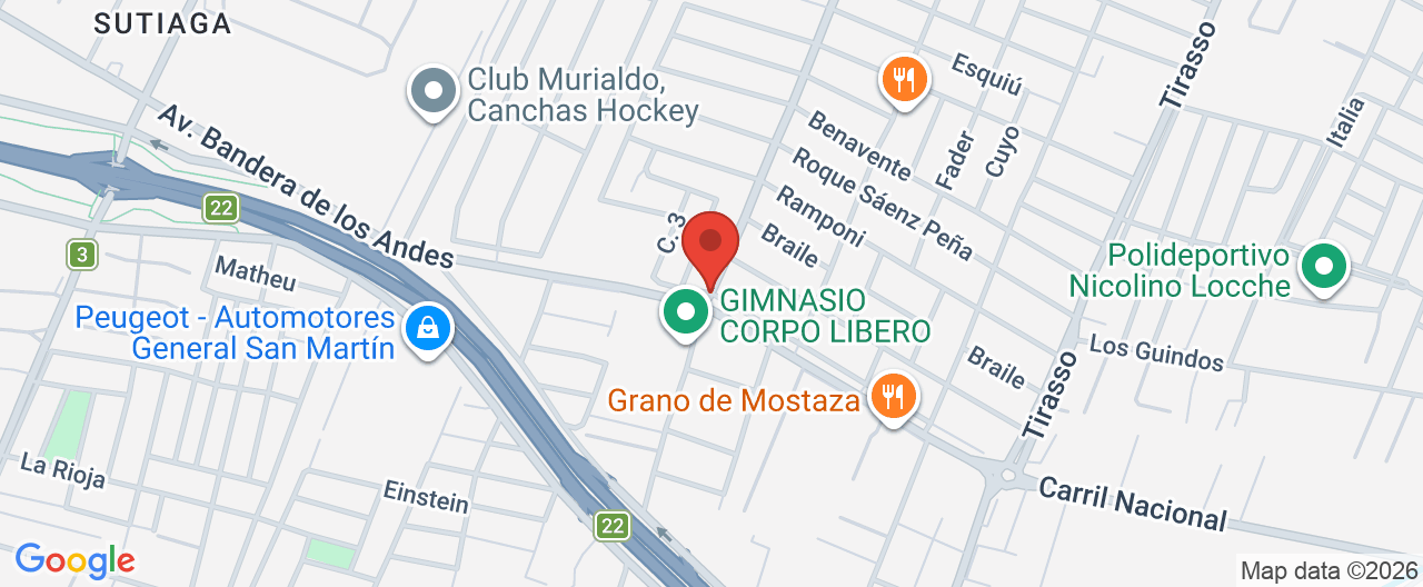 Mapa de la ubicación