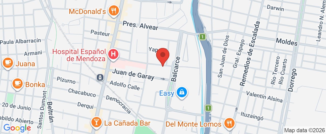 Mapa de la ubicación