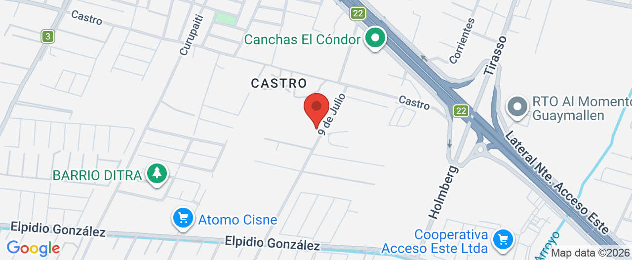 Mapa de la ubicación