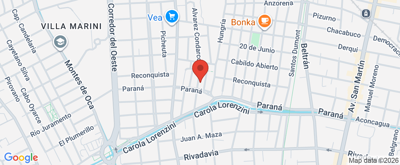 Mapa de la ubicación