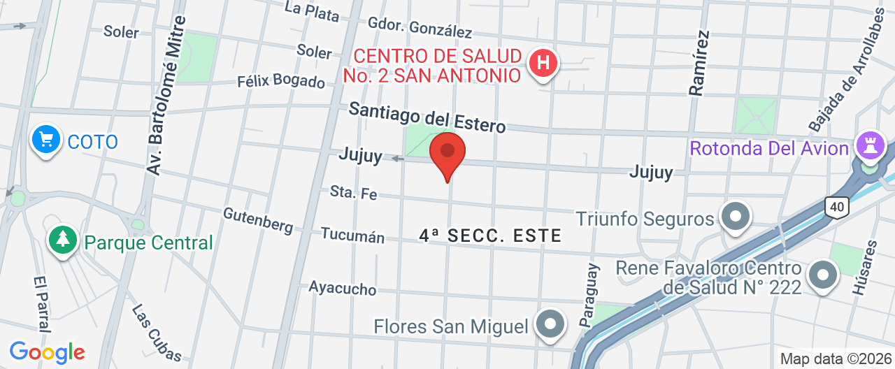 Mapa de la ubicación
