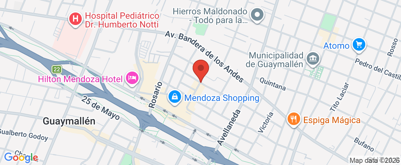 Mapa de la ubicación
