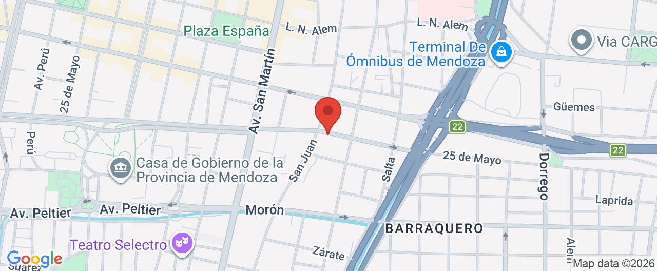 Mapa de la ubicación