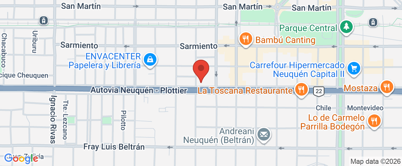 Mapa de la ubicación