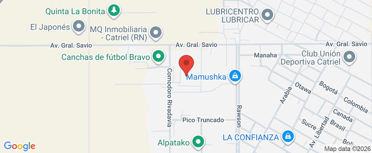 Mapa de la ubicación