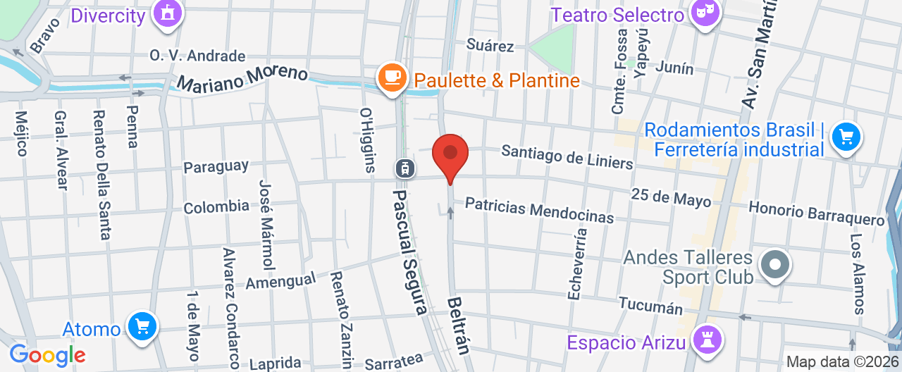 Mapa de la ubicación