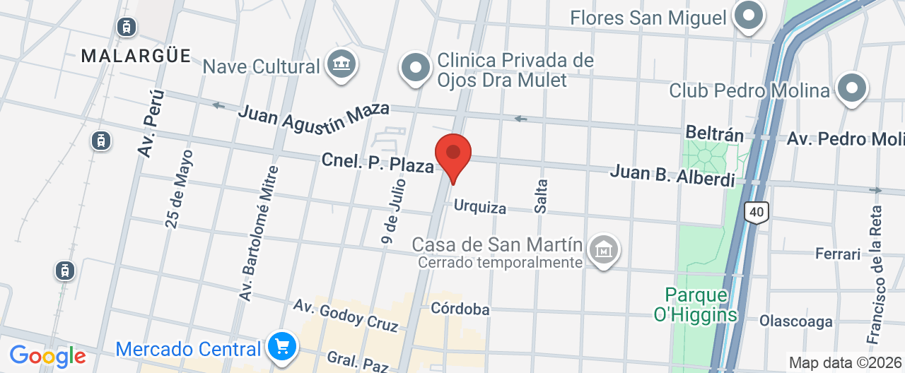 Mapa de la ubicación
