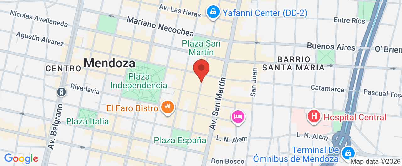 Mapa de la ubicación