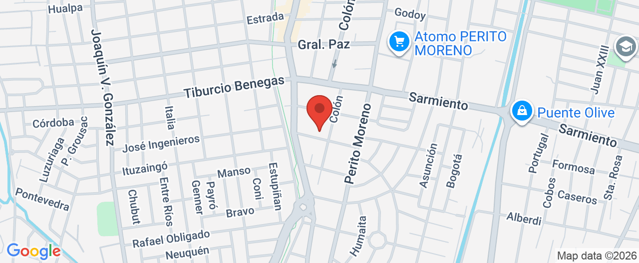 Mapa de la ubicación
