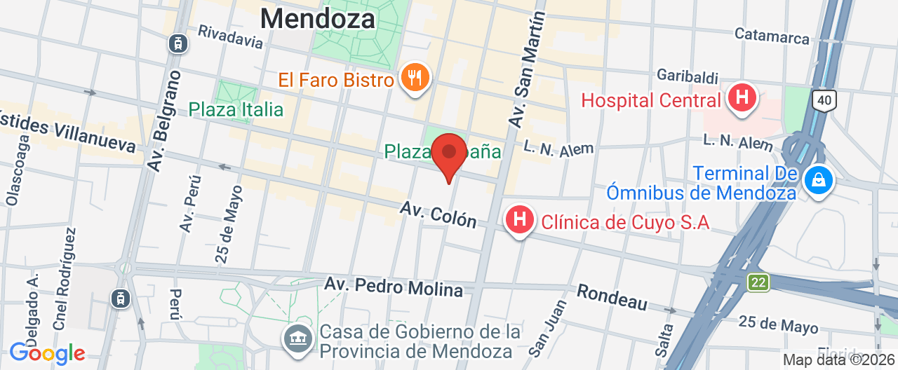 Mapa de la ubicación