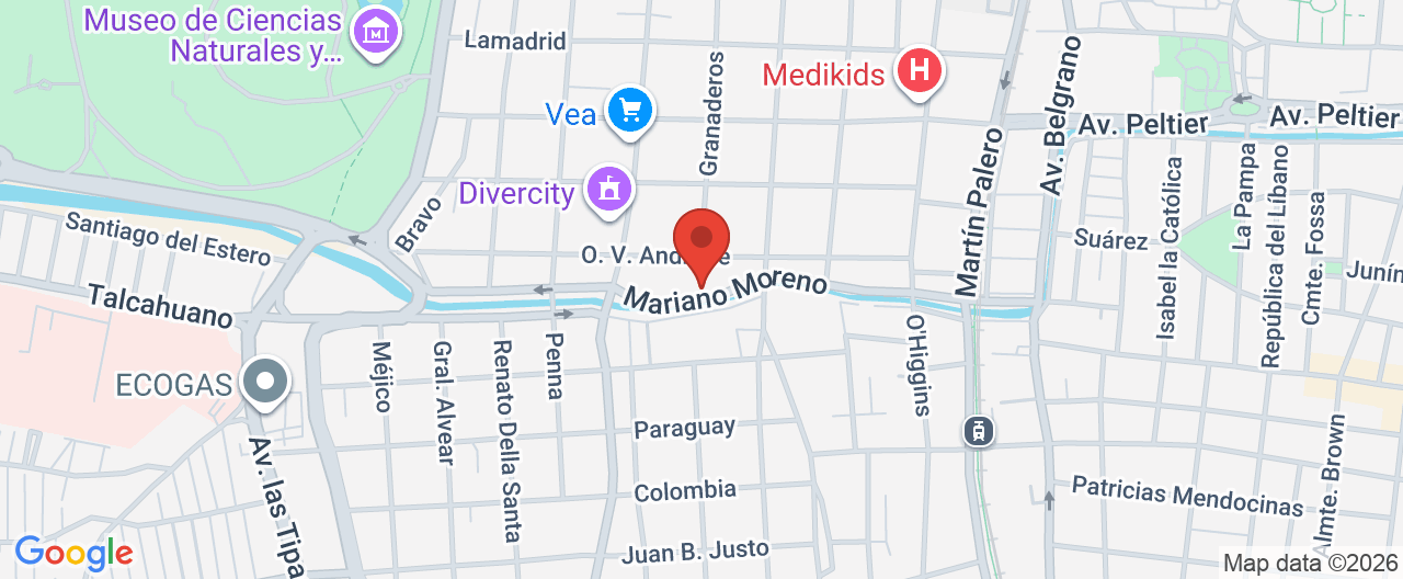 Mapa de la ubicación