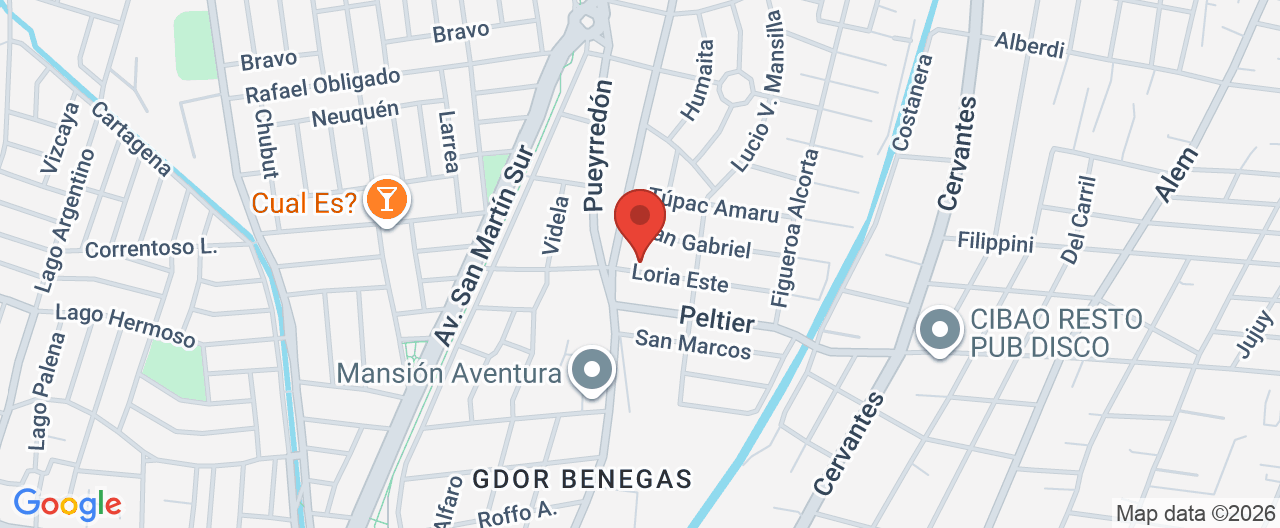 Mapa de la ubicación