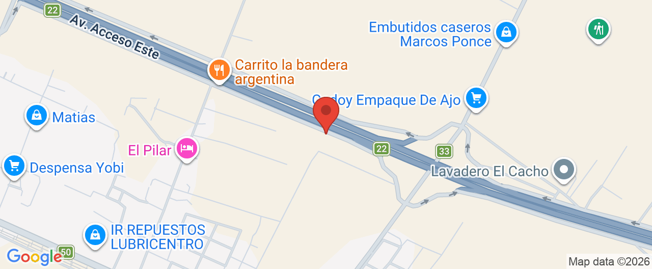Mapa de la ubicación
