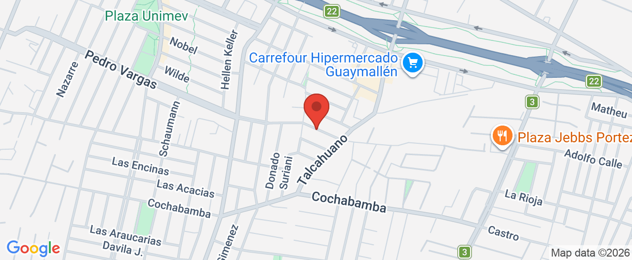 Mapa de la ubicación