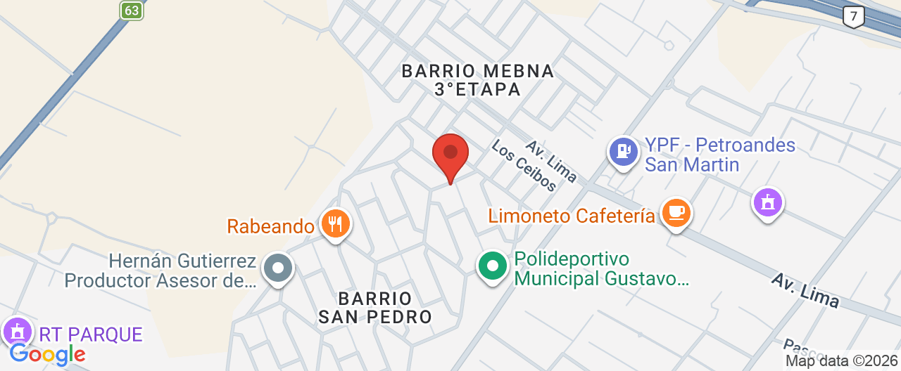 Mapa de la ubicación