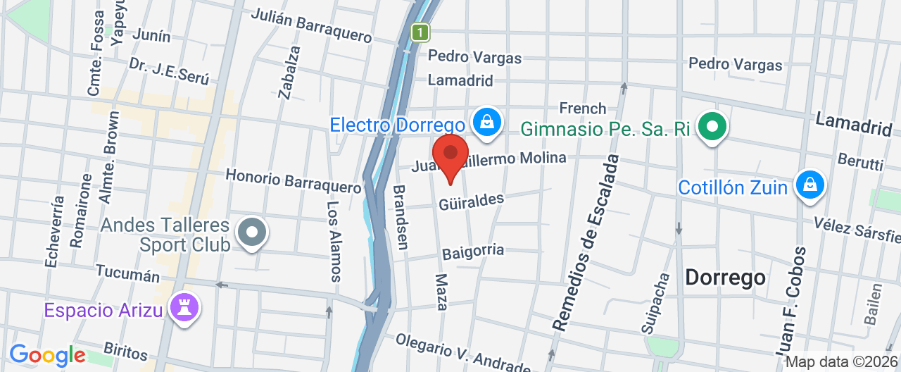 Mapa de la ubicación