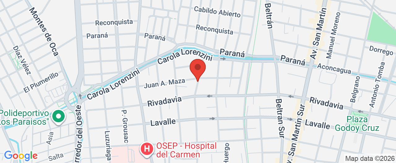 Mapa de la ubicación