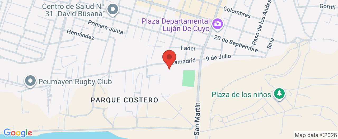Mapa de la ubicación
