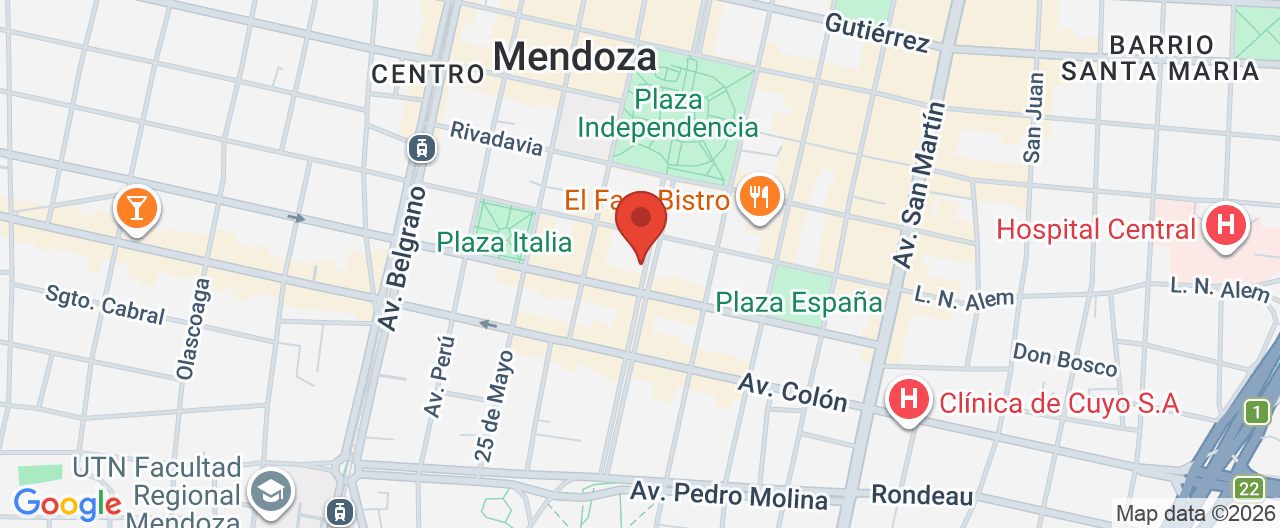 Mapa de la ubicación