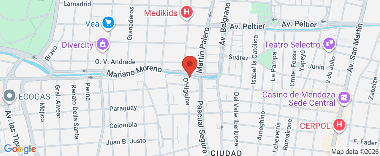 Mapa de la ubicación