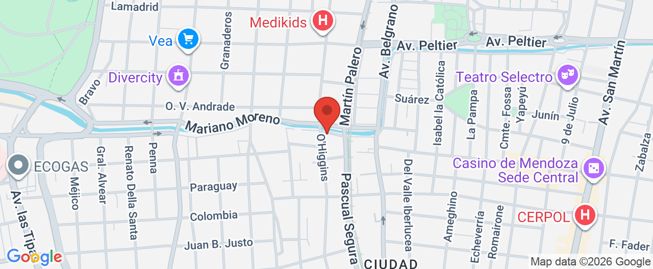 Mapa de la ubicación