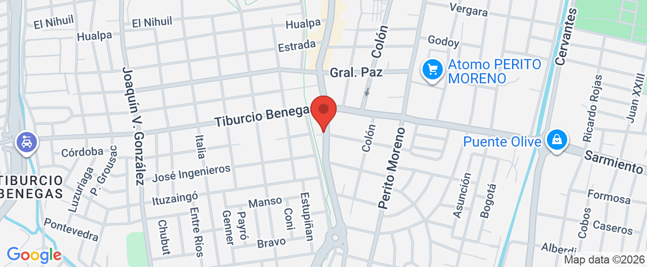 Mapa de la ubicación