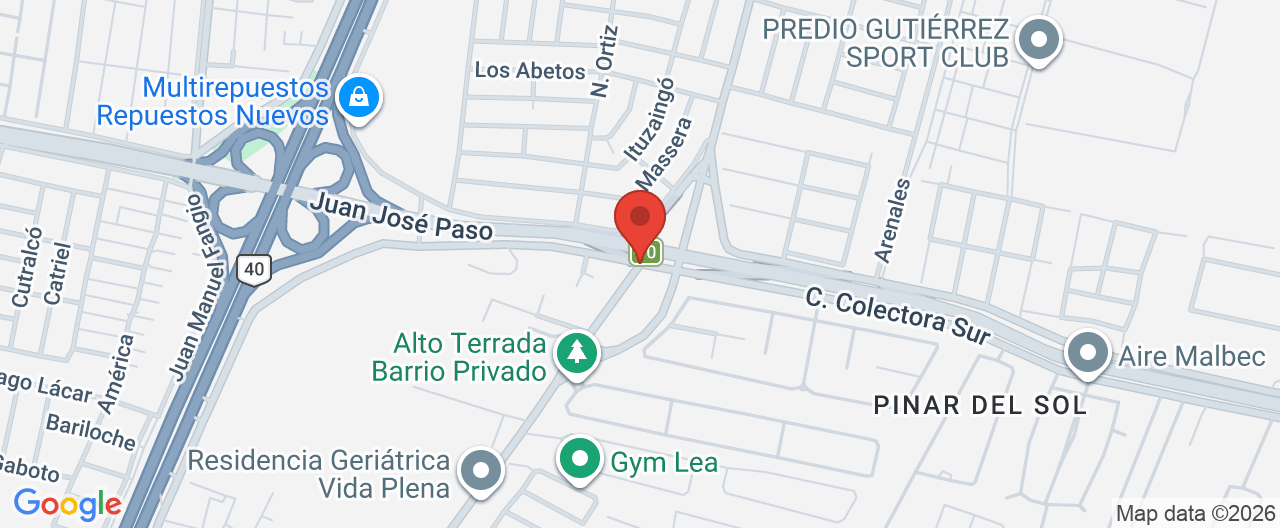 Mapa de la ubicación