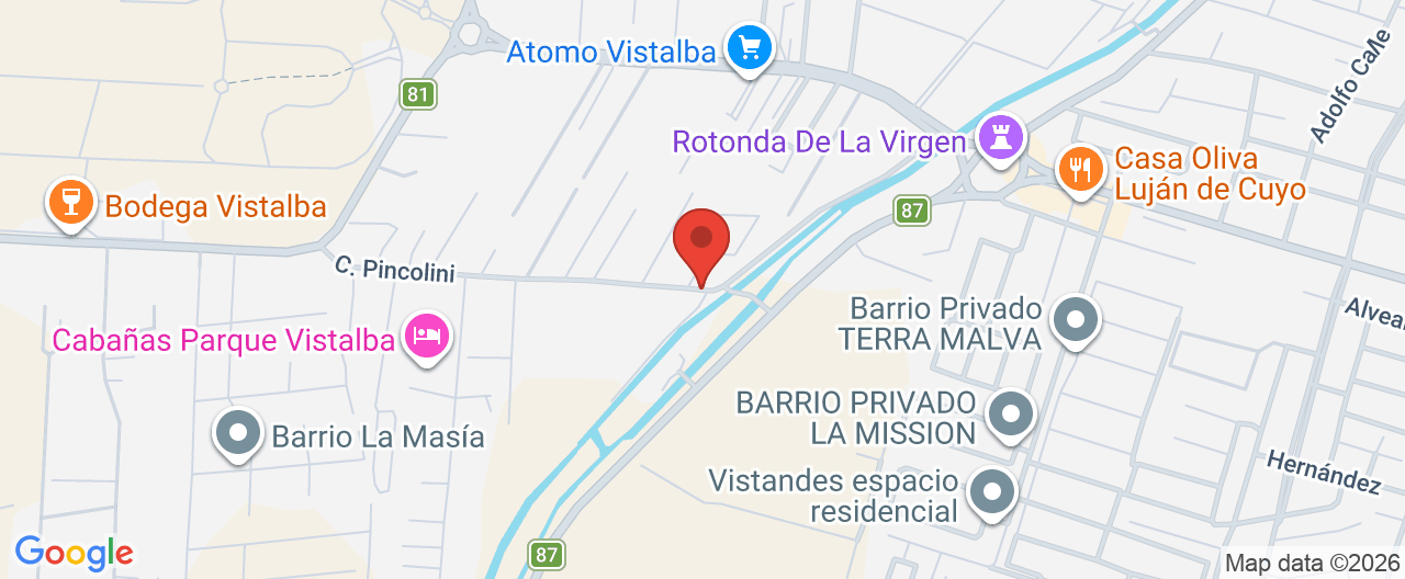 Mapa de la ubicación