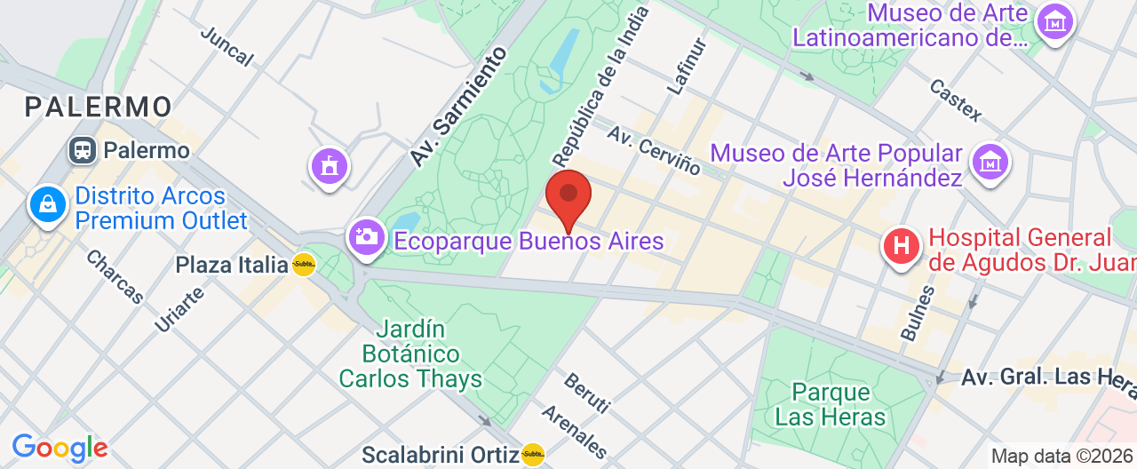 Mapa de la ubicación