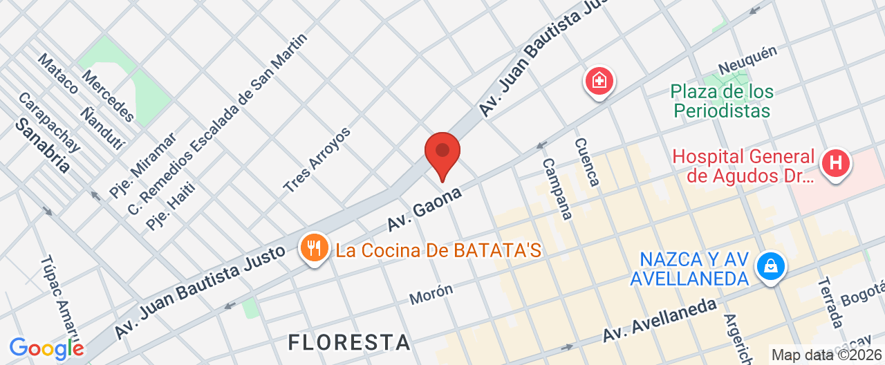 Mapa de la ubicación