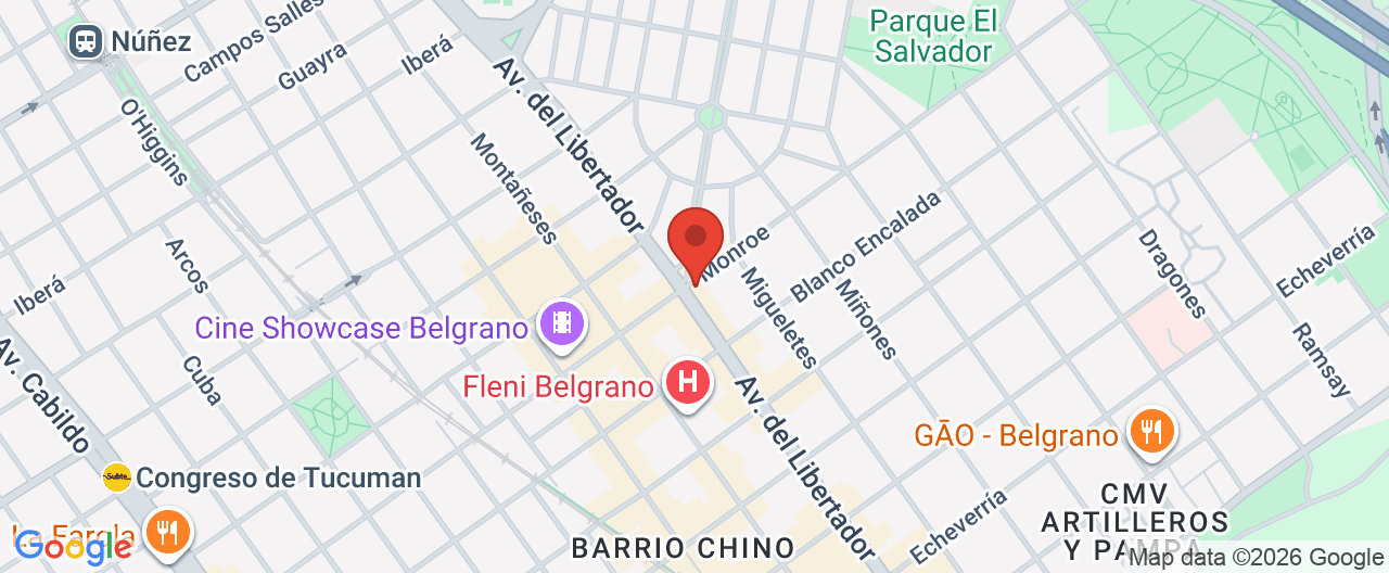 Mapa de la ubicación