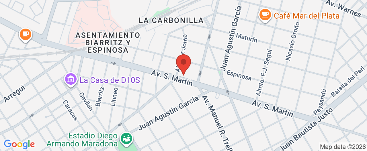 Mapa de la ubicación