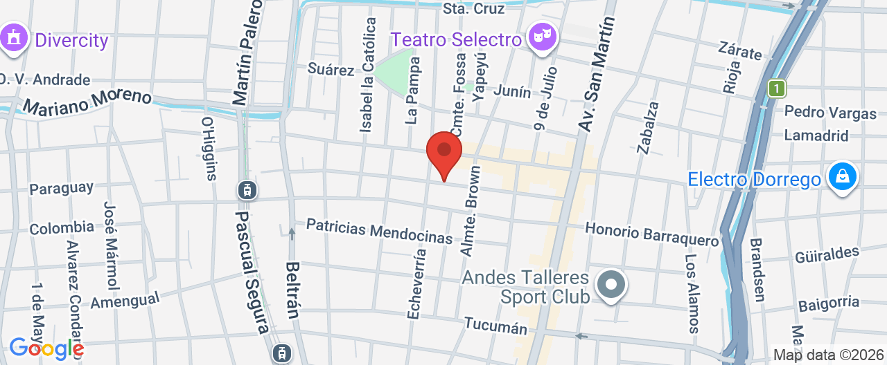 Mapa de la ubicación
