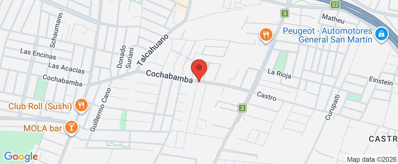 Mapa de la ubicación