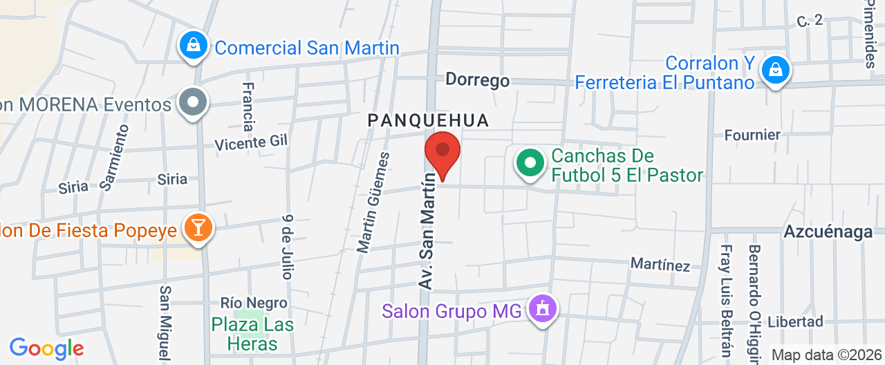 Mapa de la ubicación
