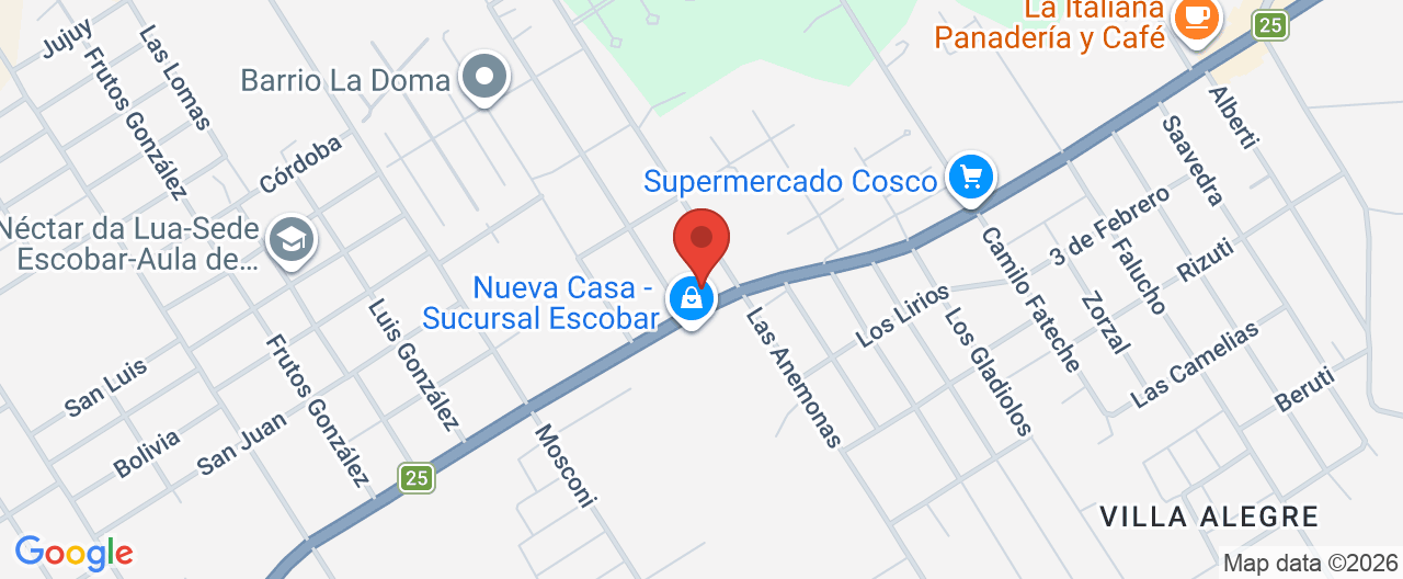Mapa de la ubicación