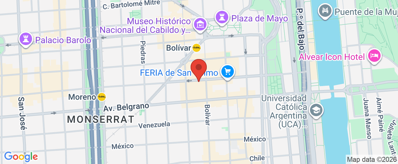 Mapa de la ubicación