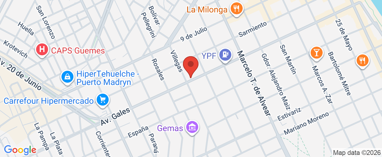 Mapa de la ubicación