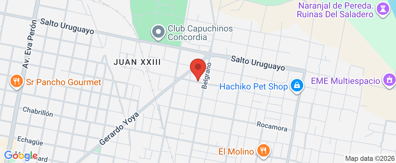 Mapa de la ubicación