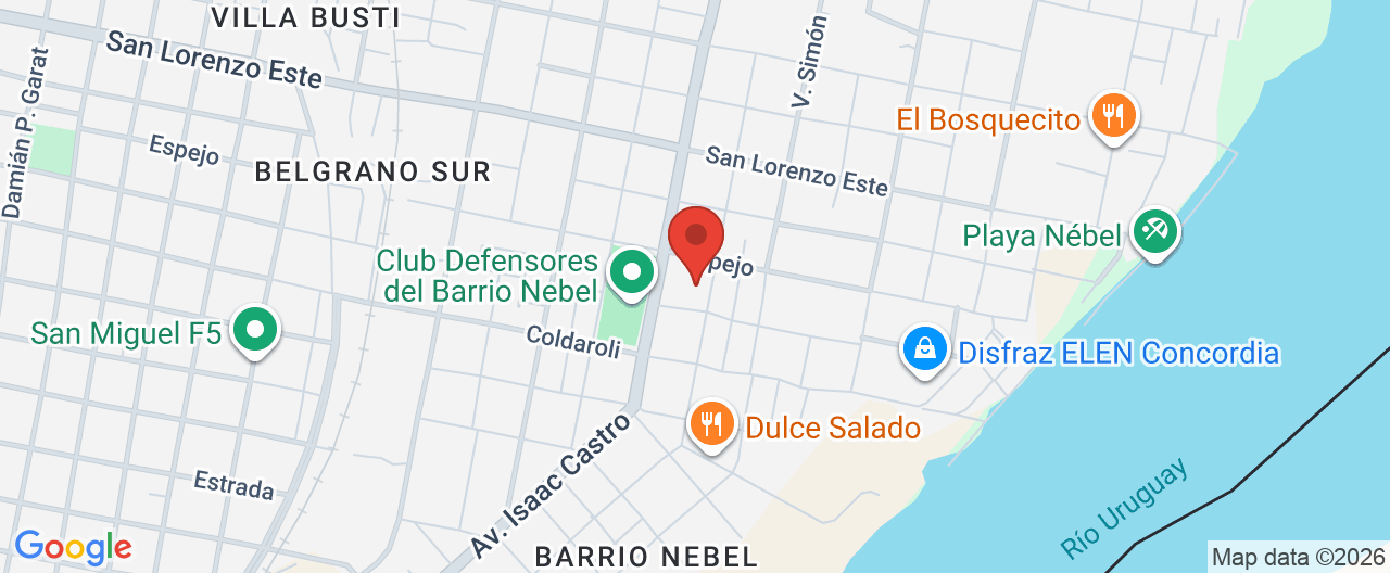 Mapa de la ubicación
